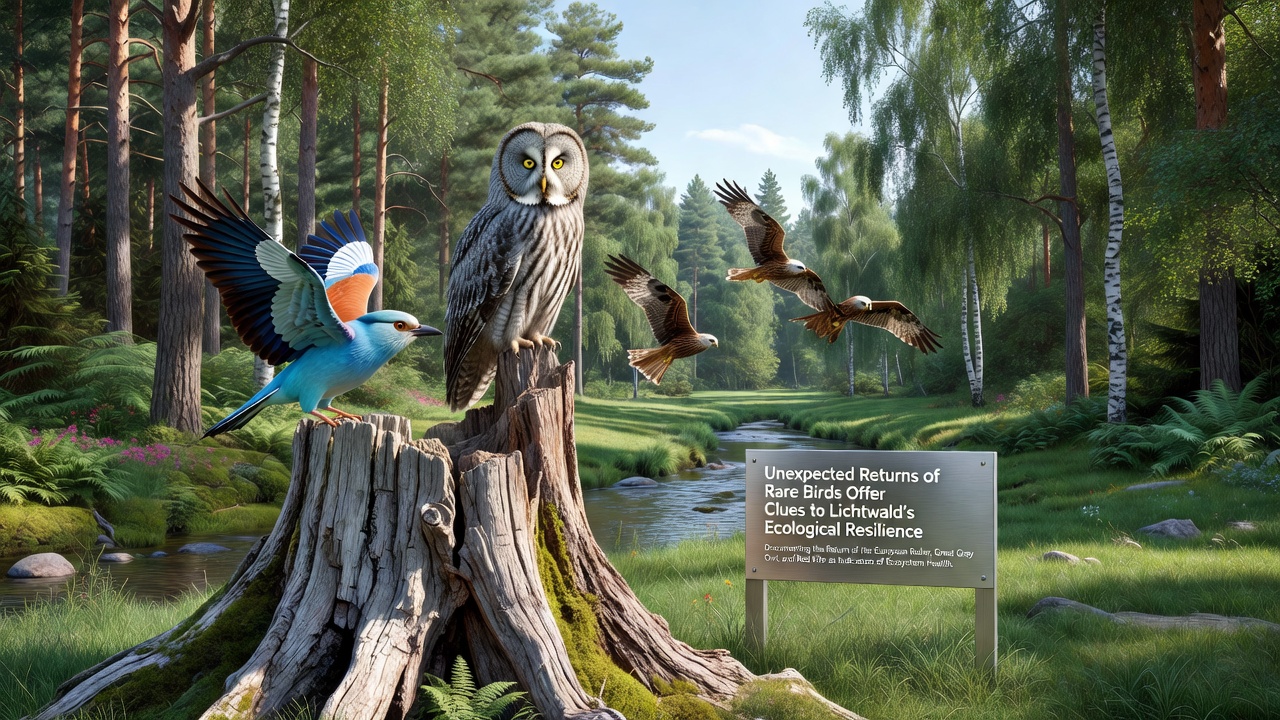 Unexpected Returns of Rare Birds Offer Clues to Lichtwald's Ecological Resilience